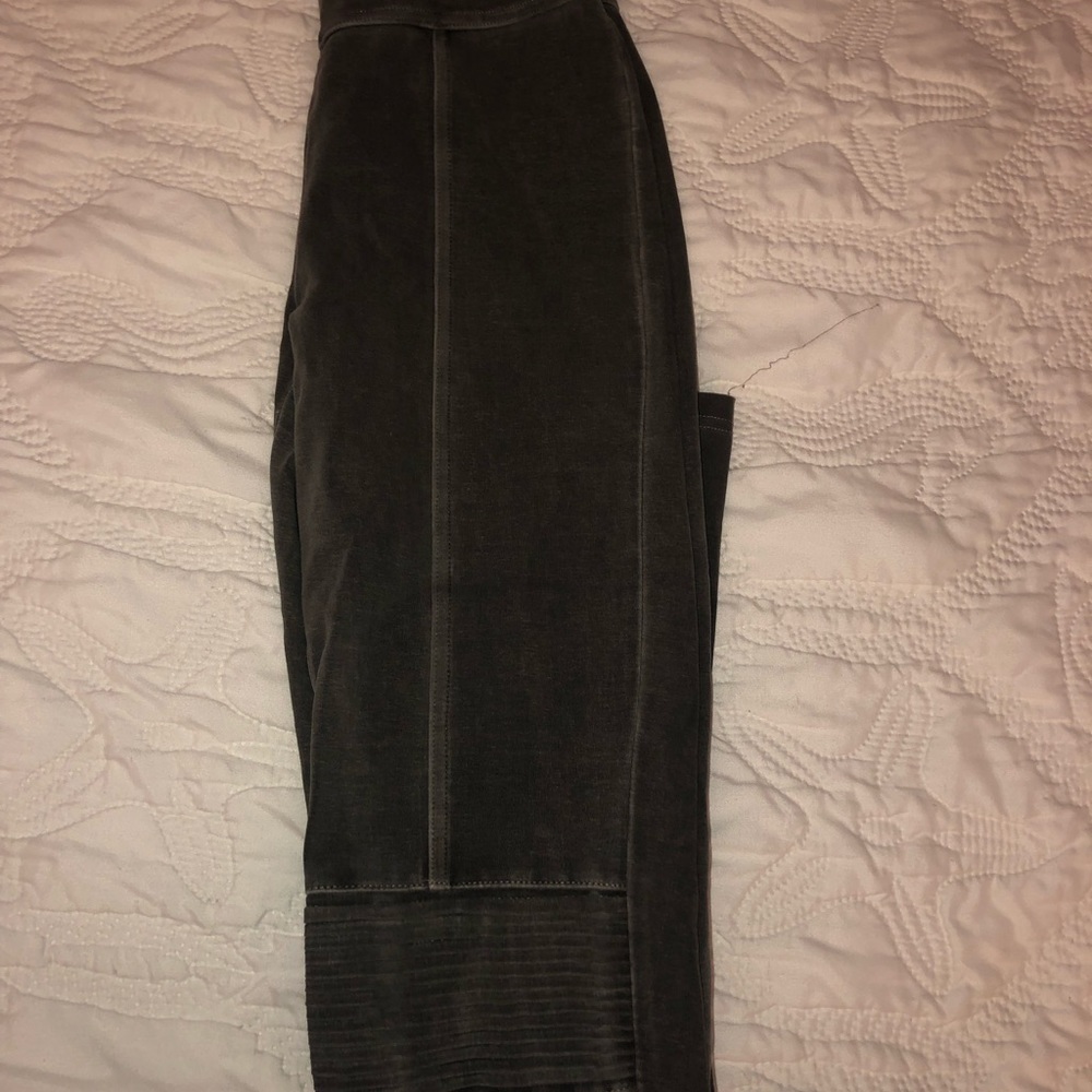 Moto Olive Green Leggings